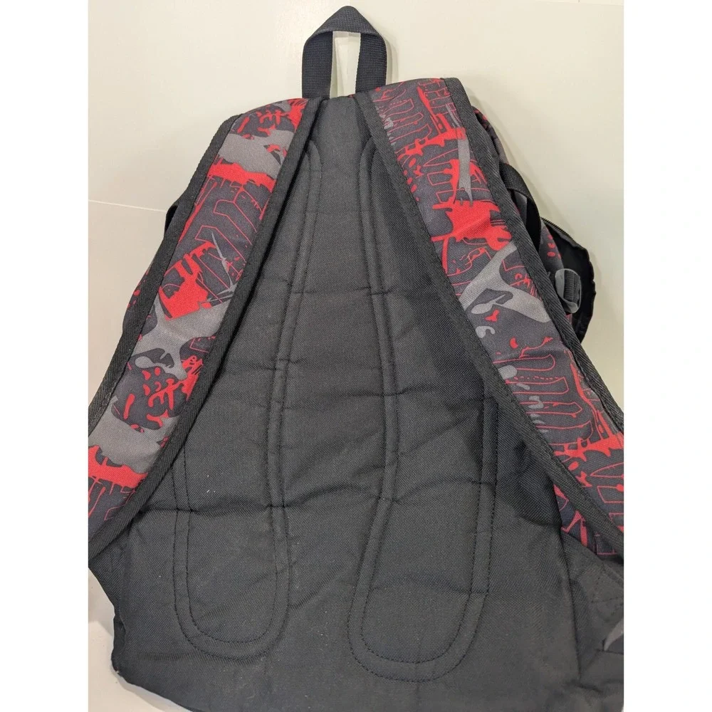 Sport Backpack Travel  Day, School Bag Lightweight Black Red